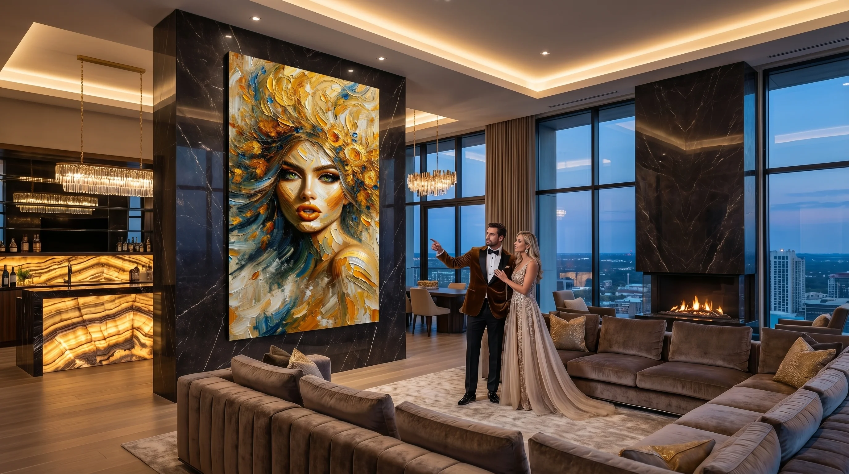Be Inspired: Luxury Live AI Agentic Art — The Future of Immersive Spaces